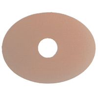 GrifGrips Oval Sports Grip Adhesive Patch for Tubed Insulin Pumps - Pack of 15 (Tan)