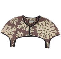 George Jimmy Unisex Prevent Arthritis Pain Thick Velvet Shoulder Warmers Clothing Shrugs XXL Size(Brown)