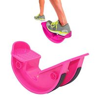 Foot Rocker Calf Ankle Stretch Board for Achilles Tendinitis Muscle Stretch Foot Stretcher Yoga Fitness Sports Massage Pedal (Pink)