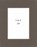 Pack of 25 11x14 Well-Bred Brown Picture Mats Mattes with White Core Bevel Cut for 8x10 Photo + Foam Board + Bags