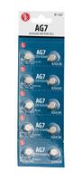 SE AG7 Alkaline Button Cell Batteries (10 PC.) - BT-AG7