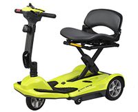 HeartWay Passport EasyMove Mobility Scooter-Remote Automatic Folding, Red