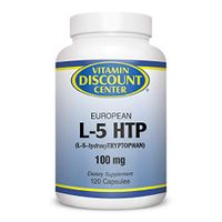 Vitamin Discount Center L-5-HTP 100mg, 120 Capsules