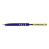 Fisher Space Pen Ballpoint Pen, Brass Cap & Blue Plastic Barrel (775G-BLUE-NAVY)