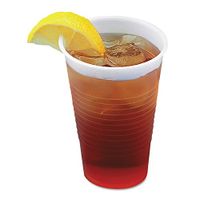 Boardwalk TRANSCUP3CT Translucent Plastic Cold Cups, 3oz, 125 Per Bag (Case of 20 Bags)