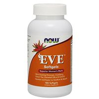 NOW Supplements, Eve Women's Multivitamin with Evening Primrose, Cranberry, Green Tea, Horsetail Silica & CoQ10, 180 Softgels
