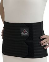 ITA-MED Women's Breathable 9 Inch Wide Post-Partum Abdominal Support Binder, Black, X-Large, 1 Pound