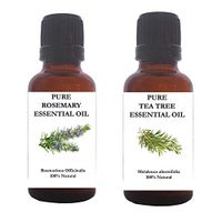 AntaraFashion 100% pure Rosemary and TeaTree Essential Oil Set of 2 (50 ML)