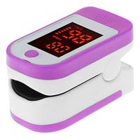 Hapshop Digital Finger with Alarm Setting OLED Display Carry Case Sensor and Pulse Rate Monitor（Random Color）