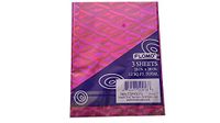 Flomo 3 Sheets 20"X28" Hologram Everyday Tissue Paper, Gift, 12SQ FT Total (Magenta)
