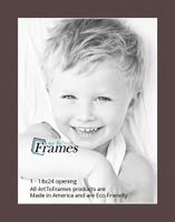 18x24 Cappuccino / Peat Custom Mat for Picture Frame with 14x20 opening size (Mat Only, Frame NOT Included)