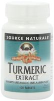 Source Naturals Turmeric Extract, 100 Tablets (Pack of 2)