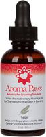 Aroma Paws Aromatherapy Dog Massage Oil – for Canine, Pet Bonding – Conditioning, Moisturizing, Soothing Skin Massaging Oils – Aromatic, Scented Grooming Puppy Oil – Toxin Free – 2 oz, Sage