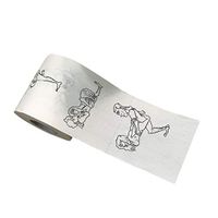 Toilet Paper,1PC Home Creative Fun 3 layers Bath Toilet Roll Paper Supplies Decor Bath Tissue Roll (A)