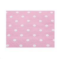Youmewell Disposable Paper Beverage Napkins Pink Polka Dot 60 Count