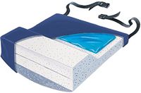 Skil-Care Anti-Thrust Cushion, w/Gel, for Geri Chair # 757130 - 20"x18", each