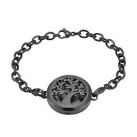 memorial jewelry Aromatherapy Essential Oil Diffuser Bracelet+Gift Box+12 Color Refill Cotton Pads - Key