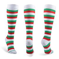 HLTPRO 20-30 mmHg Compression Socks Women & Men - Compression Stockings for Running, Nurse, Flight, Travel