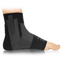Premium Compression Ankle Brace for Sprained Ankle, Swollen Ankle and Post Op Recovery - Bioskin (XS-S)