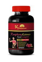 Fat Burner Metabolism Booster - Raspberry Ketones Lean Complex 1200MG - TOP Grade - Raspberry Ketone Diet Pills - 1 Bottle (60 Capsules)