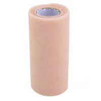 uxcell Polyester DIY Chair Table Bow Decor Sewing Tutu Skirt Shirt Tulle Spool 6 Inch x 25 Yards Coral Pink