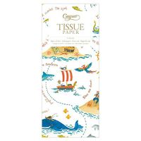Caspari Yo Ho Ho! Tissue Paper, 8 Sheets Included