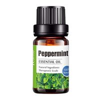 100% Pure Natural Aromatherapy Essential Oil Aroma Unilateral, for Diffusers, Humidifier Oils, Spa and Air Purifier - Perfect for Aromatherapy, Relaxation (10ml, Peppermint)