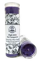 High John The Conqueror 7 Day Soy Spell Candle (Fixed) for Power, Money, Luck, Influence & Prosperity (Wiccan, Pagan, Hoodoo, Magick)