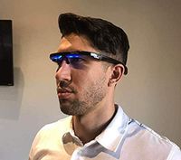 Moontree Light Therapy Glasses Help for Go to Sleep Improve Sleep Quality Unique Design Can be Used with Glasses