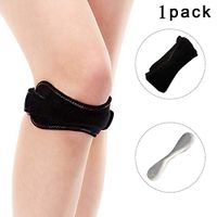 Etanf Knee Brace Knee Strap,Knee Support Patella Strap for Knee Pain Relief Tendonitis Treatment, Knee Braces for Men and Women, Adjustable Brace Band for Hiking,Basketball, Running & Tennis(1pack)