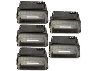 SuppliesOutlet Compatible Toner Replacement for HP Q1339X Toner Cartridge 5-Pack Color Set (Black)