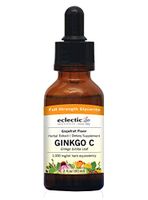 Eclectic Ginkgo C Grape Fruit Glycerite, Orange, 2 Fluid Ounce