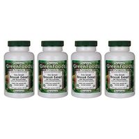 Swanson Extra-Strength Broccoli Extract with Glucosinolates 600 Milligrams 120 Veg Capsules (4 Pack)
