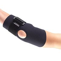 OTC Elbow Support, Encircling Support Strap, Neoprene, Black, Large