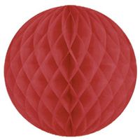 5" Burgundy Honeycomb Ball