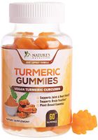 Turmeric Curcumin Gummies with Black Pepper, Extra Strength Absorbtion Chewable Vitamins Gummy, Best Vegan Joint Support Turmeric Pills - Joint Comfort for Men & Women - 60 Gummies