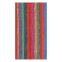 Caspari Balthazar Stripe Paper Guest Towel Napkins, Two Packs of 15