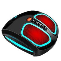 Lzour Shiatsu Feet Massager,Ozone Ion Purification Electric Foot Massage Machine with Heat,Air Compression Massage for Home Office