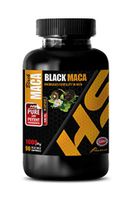 Muscle Mass Supplements for Men - Black MACA 1000MG - Extra Strength Formula - Potent Mood and Energy Booster - Black maca for Men - 1 Bottle (90 Capsules)