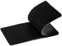 Stronghold 2 Inch x 4 Inch - 15 Sets - Adhesive Hook and Loop Fastener - Sticky Back Mounting Tape