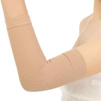 Medical Compression Elbow Sleeves (1 Pair) - TOPSOW Elbow Support Braces for Tendonitis, Tennis Elbow Brace and Golfers Treatment, Arthritis, Workouts, Weightlifting – Reduce Pain (Nude, Small)