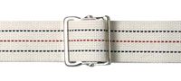 AliMed Gait Belt - Transfer Belt, Metal Buckle, 54", Pinstripe, 20/cs
