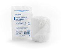 McKesson - Fluff Bandage Roll McKesson Cotton Gauze 6-Ply 3-2/5 Inch X 3-3/5 Yard Roll Sterile - 1/Package - McK