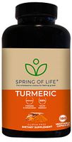 Spring of Life Turmeric Curcumin with Bioperine 1500mg – with 95% Curcuminoids – Extra Strength Formula for Maximum Absorption, Joint Comfort & Mobility – Gluten Free - 180 Veggie Caps