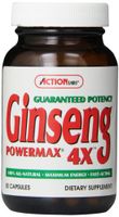 Action Labs Ginseng Power Max 4 X, 50-Count