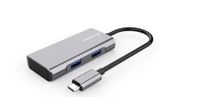 Juiced Systems QuadHUB - USB-C 4 Port Portable USB Hub - 2 USB-C 3.2 Gen 2 Ports | 2 USB-A USB 3.2 Gen 2 Ports