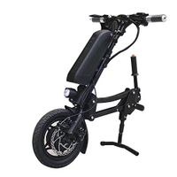 DIOE Electric Handcycle Wheelchair Attachment, Conversion Kit, Lightweight (About 9.8kg) and Long Driving Distance