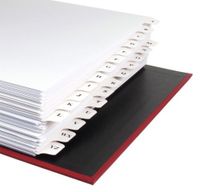 11x17 Index Tab Divider, Pre-Printed A-Z