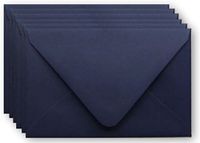 Contour Euro Flap Navy Blue 300 Boxed A7-70lb Envelopes (5-1/4 x 7-1/4) Perfect for 5 x 7 Invitations, Announcements, Communions Weddings by The Envelope Gallery