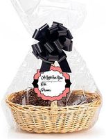 Salmon Pink 2Pack Designer Cello Bags/Tags/Bows Cellophane Jumbo Gift Basket Packaging Bags Flat 30" x 40"